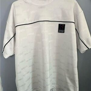 Shabazz White T-Shirt with Black Accents